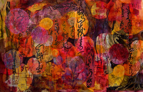 Steffens abstract painting - Asian Lights